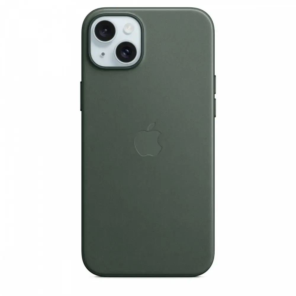 MT4F3ZM|A Apple FineWoven Case with MagSafe for iPhone 15 Plus Evergreen
