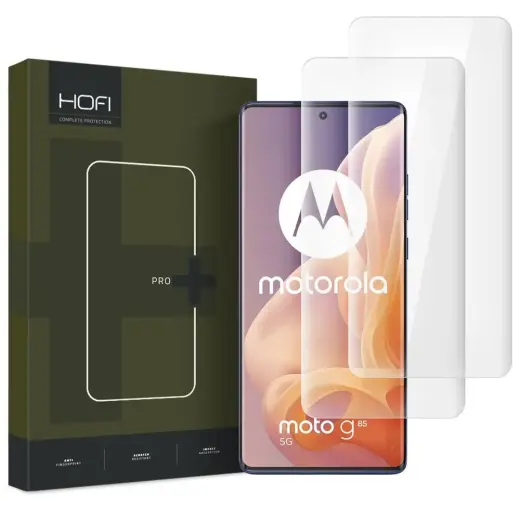 HOFI UV GLASS PRO+ 2-PACK MOTOROLA MOTO G85 5G CLEAR TEMPERED GLASS