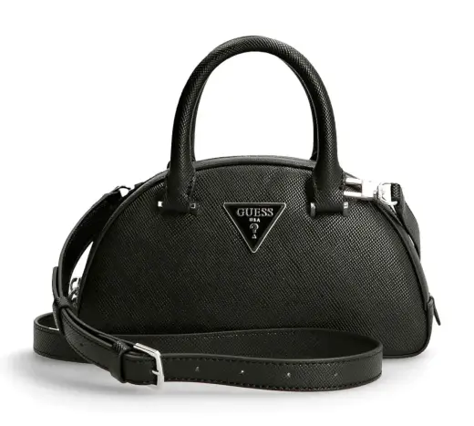 Guess, Cordelia, Polyurethane, Textile Bag, Black, For Women, Mini