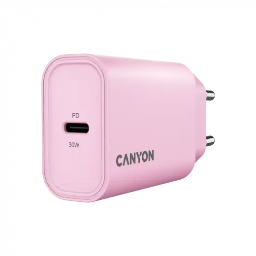 CANYON charger OnCharge 30CL Max Power 30W 1xPD EU Pink