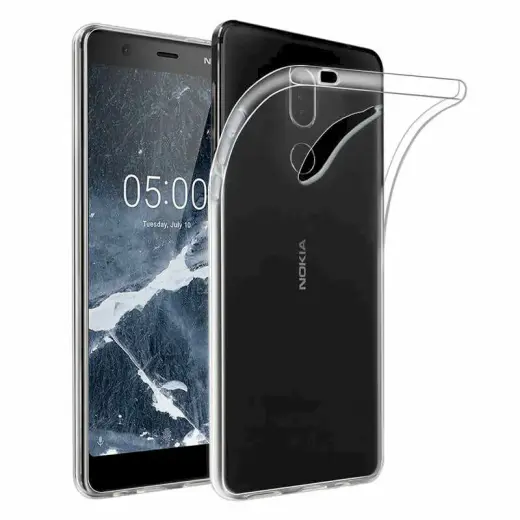 Fusion Ultra Back Case 0.5 mm Silikona Aizsargapvalks Priekš Nokia X6 | 6.1 Plus Caurspīdīgs