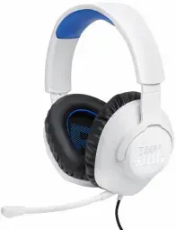 Austiņas JBL Quantum 100P White / Blue