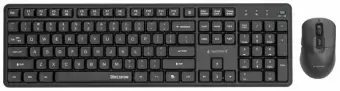 Klaviatūra un pele Gembird Desktop set Silent key Pro Business wireless US
