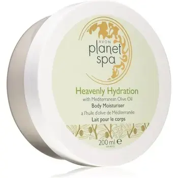 Avon Moisturizing Body Cream with olive oil Planet Spa (Heavenly Hydration Moisturiser with Mediterranean Olive Oil) 200ml