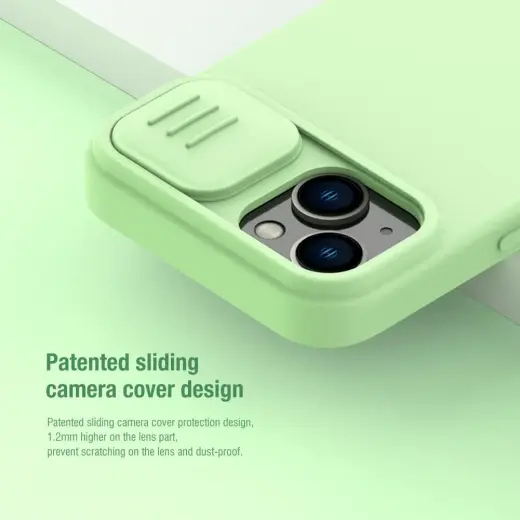 Nillkin CamShield Silky Silicone Case for Iphone 14 Plus black Photo
