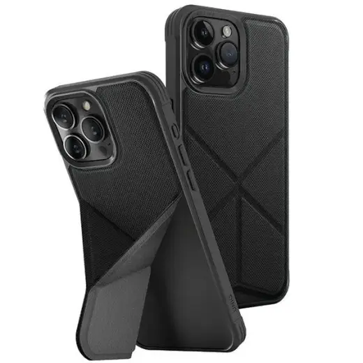 UNIQ Transforma phone case for iPhone 15 Pro Max black