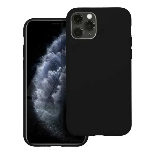 Silicone phone case for iPhone 11 Pro black