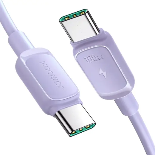 Joyroom S-CC100A14 data transfer and charging cable | USB-C to USB-C | 100W | 1.2m | purple