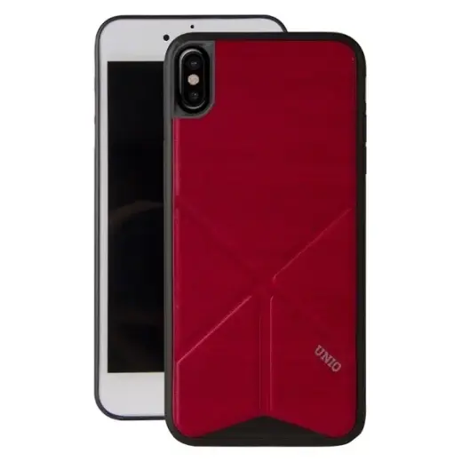 UNIQ dėklas Transforma Ligne iPhone X|Xs raudonas|fire red