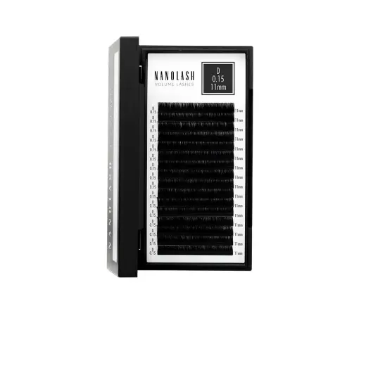Nanolash - Volume Lashes Pestanas Postizas 015 D 11 Mm 1 U