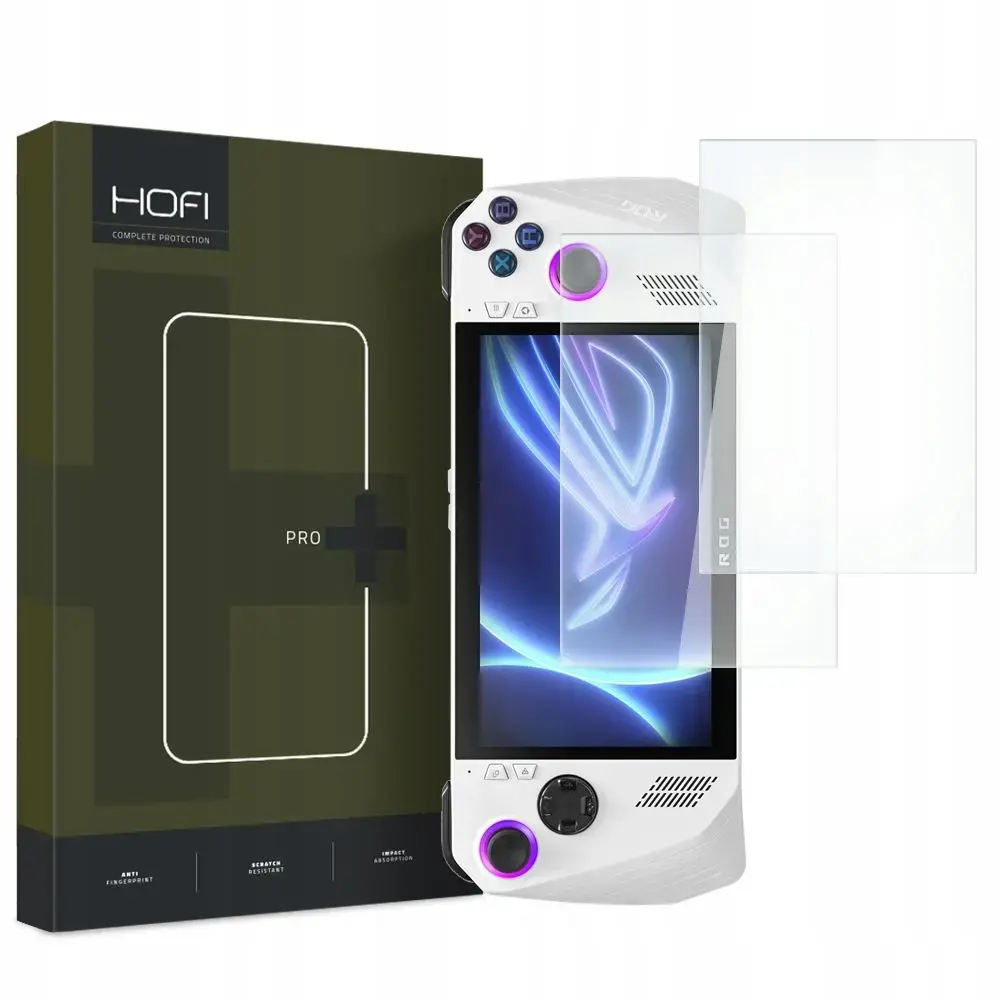 HOFI GLASS PRO+ 2-PACK ASUS ROG ALLY CAURSPĪDĪGS RŪDĪTS STIKLS