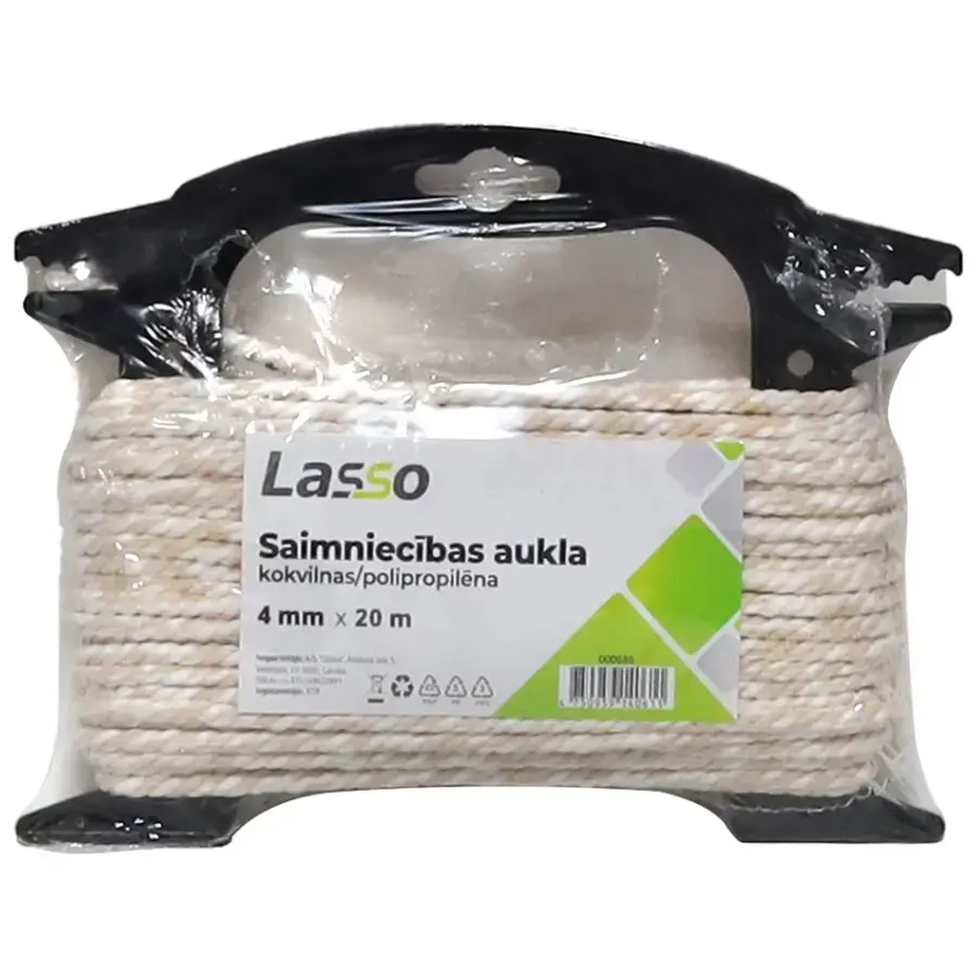Lasso Household cord 4mm 20m cotton/polypropylene