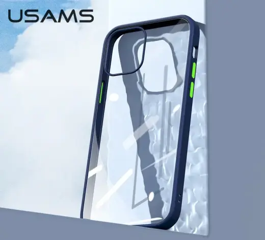 USAMS US-BH626 PC+TPU Case for iPhone 12 Mini Janz Series 5.4 Blue
