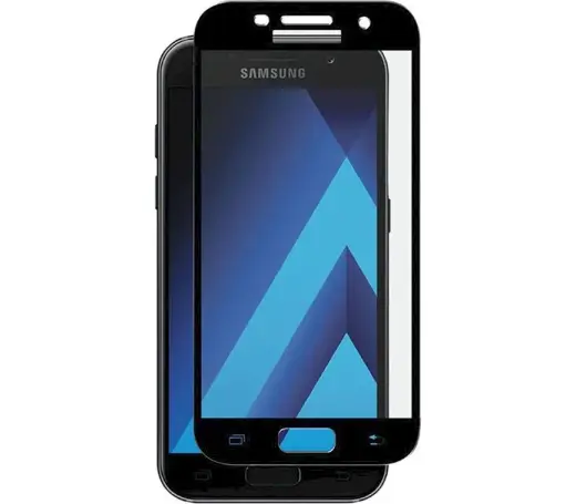 Tempered Glass 9D Aizsargstikls Pilnam Ekrānam Samsung A520 Galaxy A5 2017 Melns