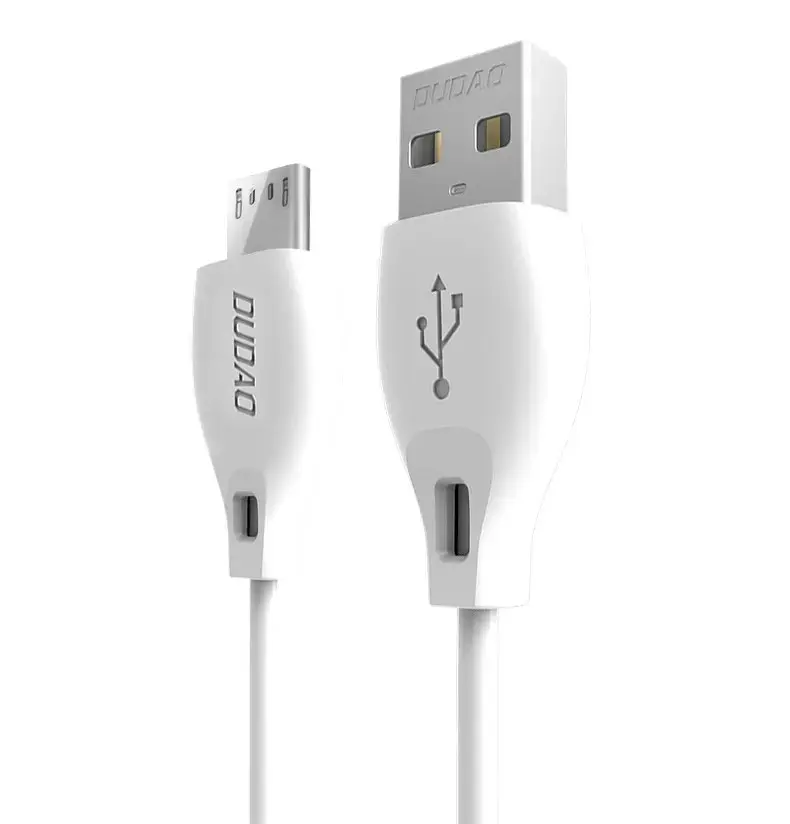 Dudao L4M datu pārraides un uzlādes vads | Micro USB | 12W | 1m | balts