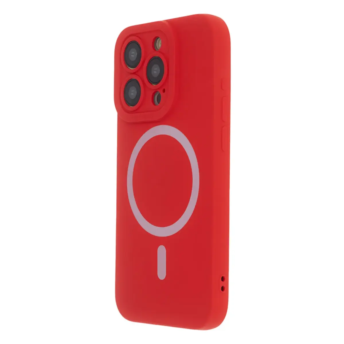 Silicon Soft Mag Case for iPhone 15 6,1" red