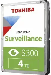 TOSHIBA S300 Surveillance HDD 4TB 3.5inch SATA 5400rpm 256MB