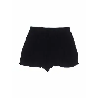 Zara Basic Shorts: Black Solid Bottoms - Size Large