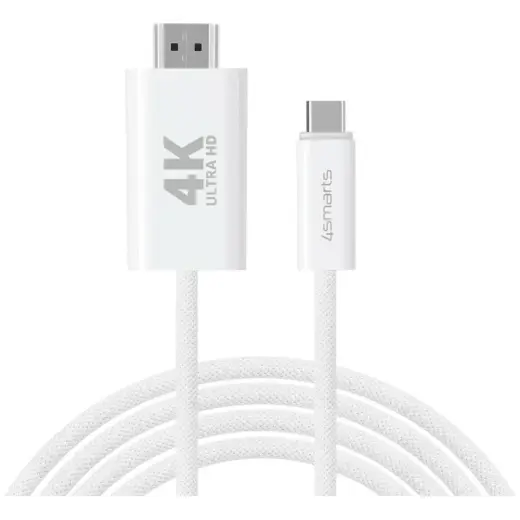 Cabel 4smarts USB-C do HDMI 2m white