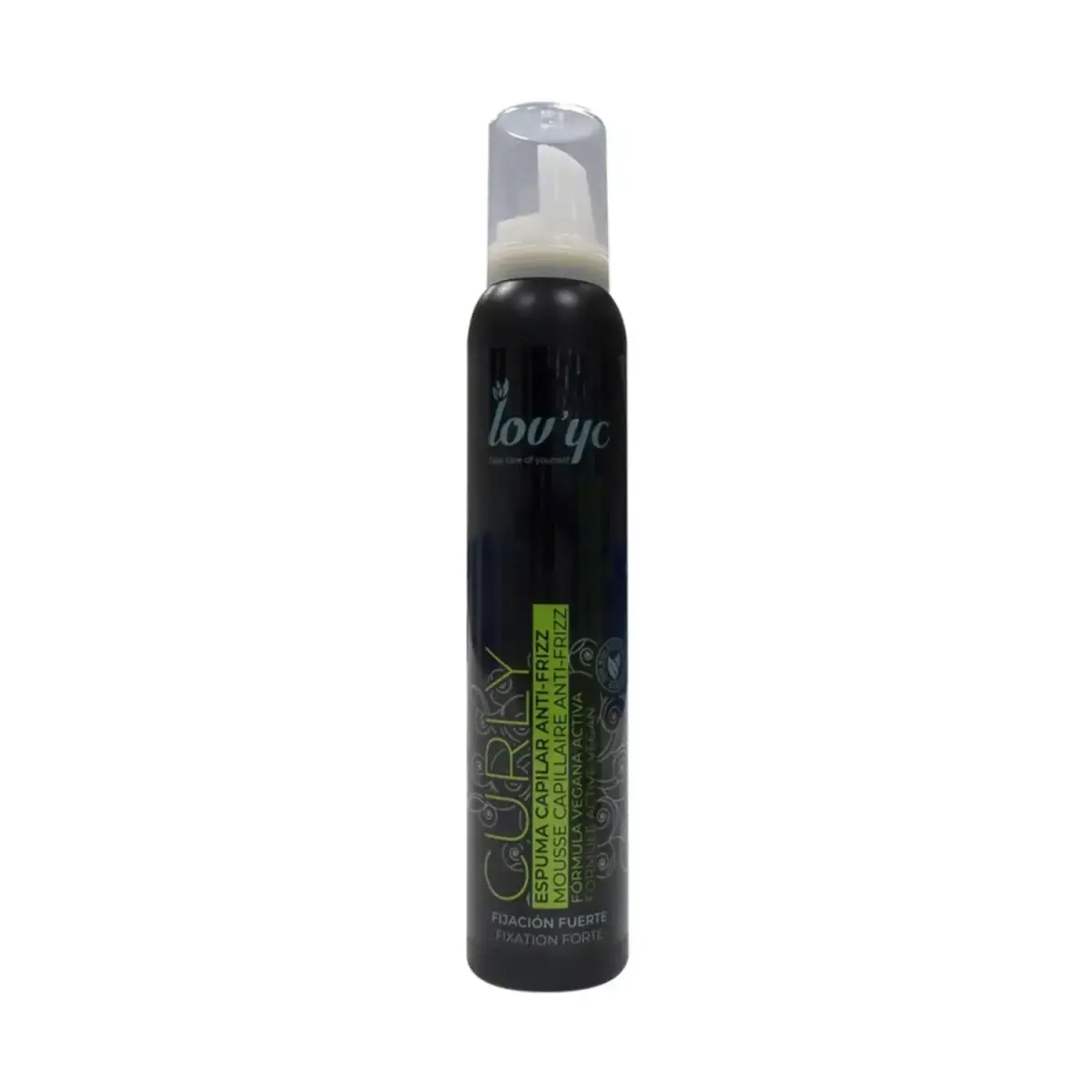 Elie Saab Lovyc Curly Espuma Capilar Anti-Frizz Formula Vegana Fijacion Fuerte 200ml