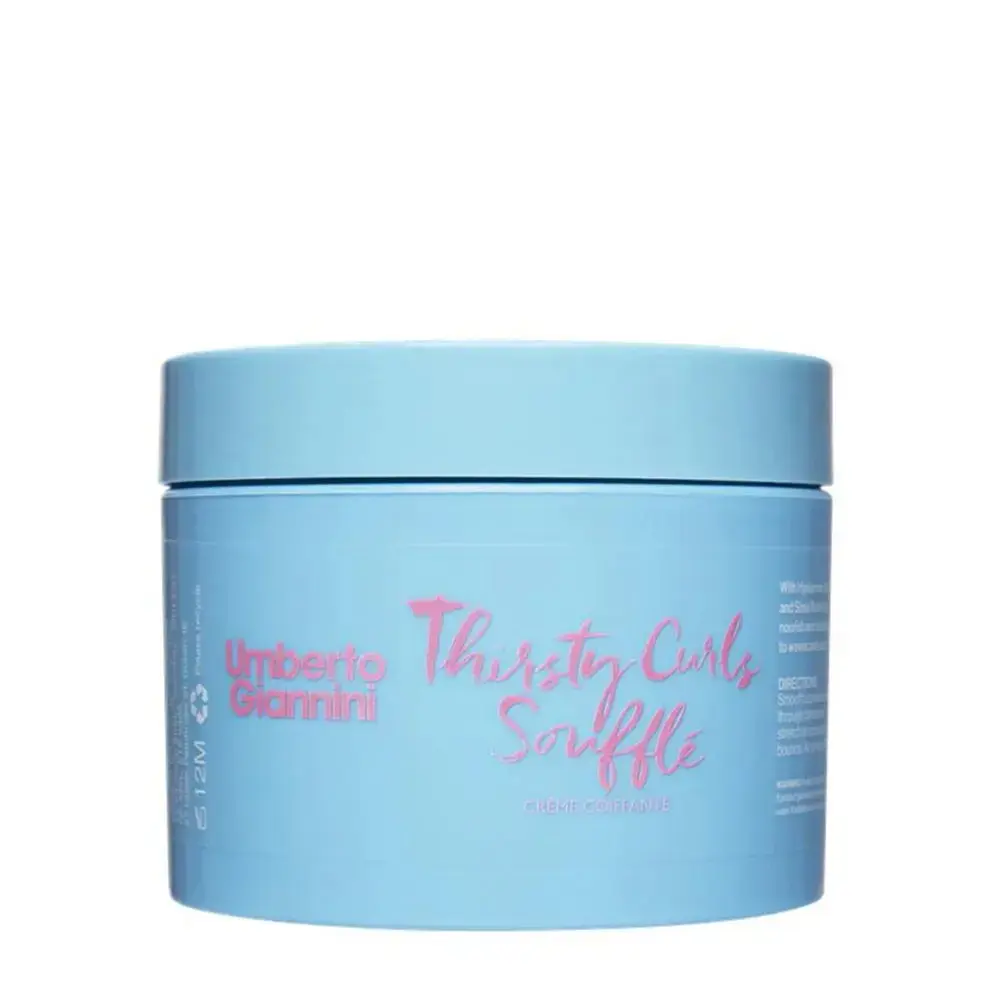 Umberto Giannini, Thirsty Curls, Hair Leave-In Cream Treatment, Hydrating & Defining, 300 ml