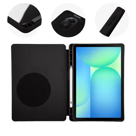 OBAL:ME SolidTab Case for Samsung Galaxy Tab S10 Lite/S9/S9 FE/S10 FE Black