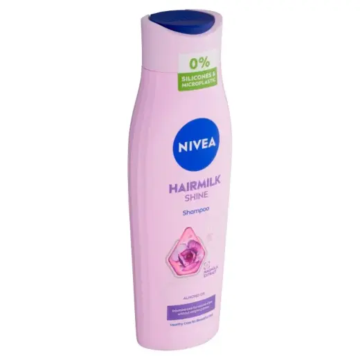 Nivea Wrinkle Shampoo with Milk and Silk Proteins for Tired Hair Without Shine 250 Ml