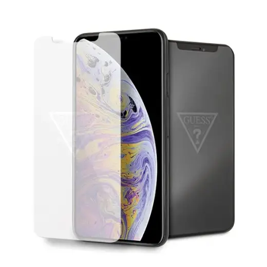 Guess aizsargstikls telefonam iPhone Xs Max Invisible Logo