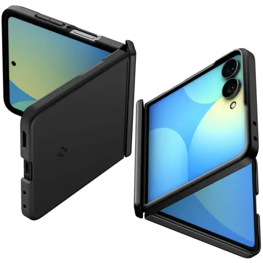 Spigen Air Fit Pro telefono dėklas su MagSafe palaikymu Samsung Galaxy Z Flip 8 (F776) juodas