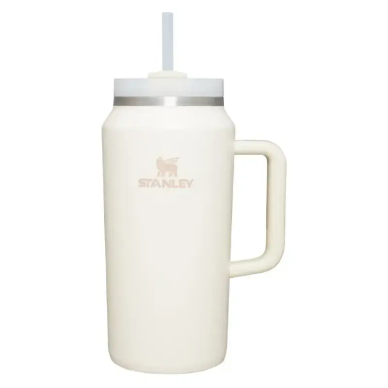 Termopudele ar salmiņu The Quencher H2.0 Tumbler 1,90L krēmkrāsā