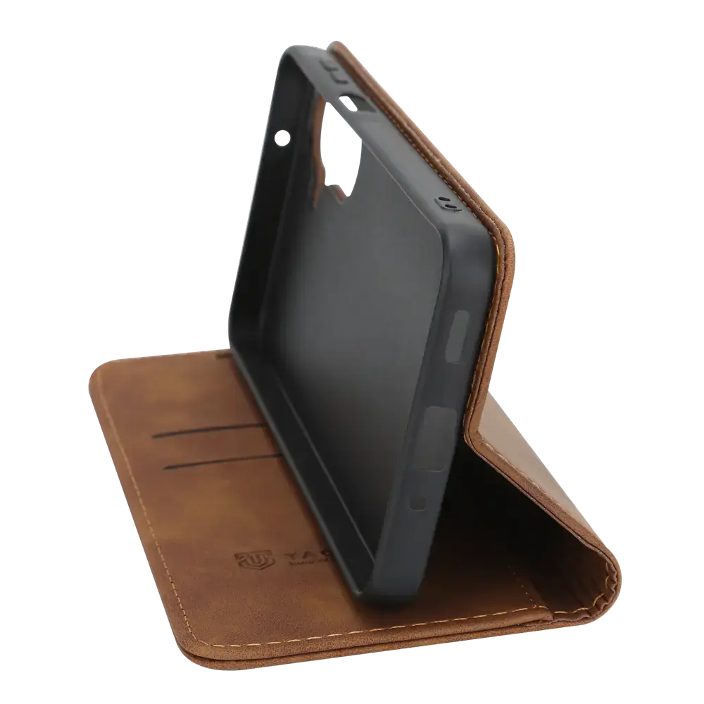 Tactical Xproof grāmatveida maciņš telefonam Samsung Galaxy A27 5G (A276) brūns