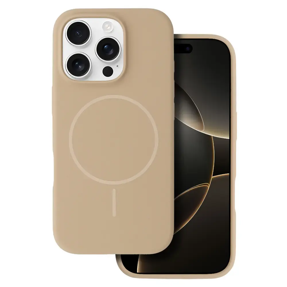 Magsafe Slim Silicone for Iphone 13 Pro Max brown