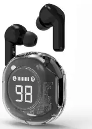 Austiņas Gembird Transparent TWS in-ears Black