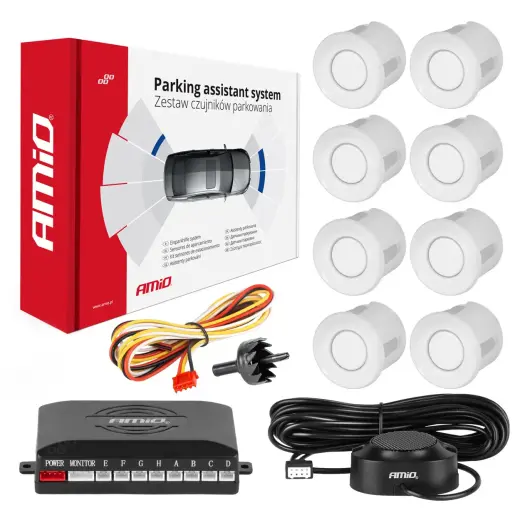 Parking sensor 8 Buzzer white