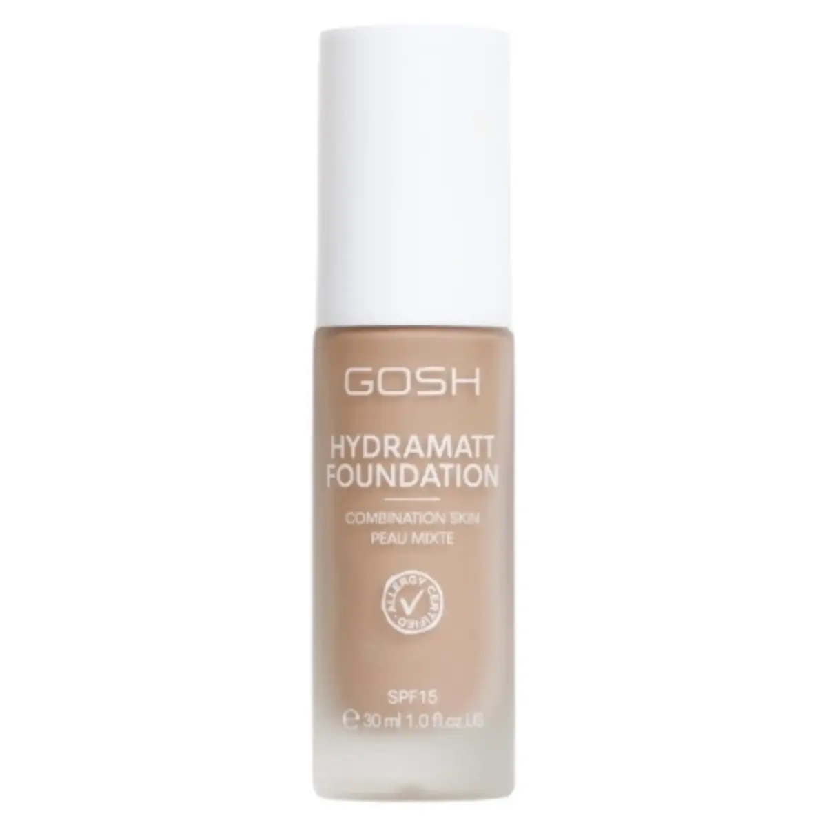 Gosh, Hydramatt, Matte, Liquid Foundation, 008N, Medium Neutral, SPF 15, 30 ml *Tester