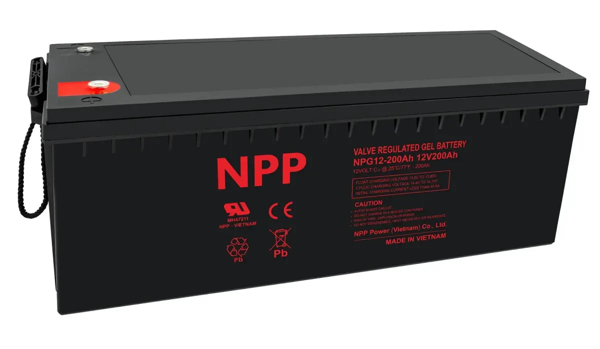 Akumulators 12V 200Ah T16(M8) Pb GEL