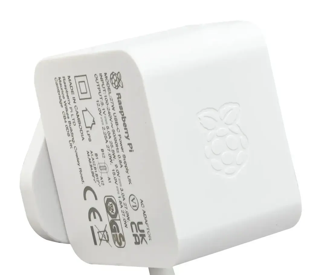RASPBERRY-PI Barošanas avots, USB-C, 5,1