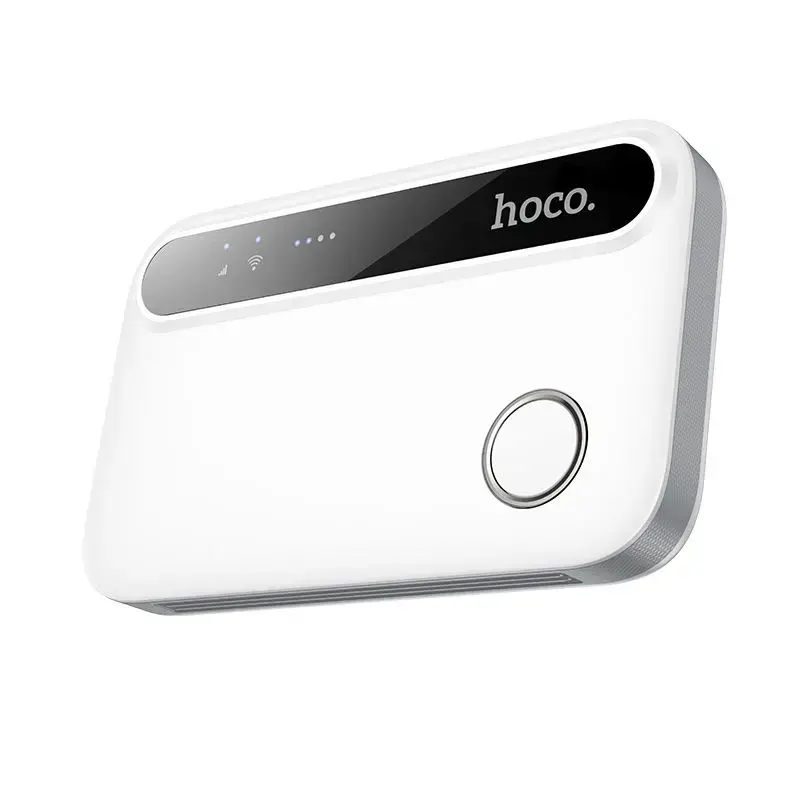 Portable wireless router Hoco WiFi HI41 white