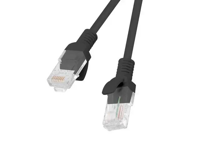 Patchcord cat.6 0.25M UTP black