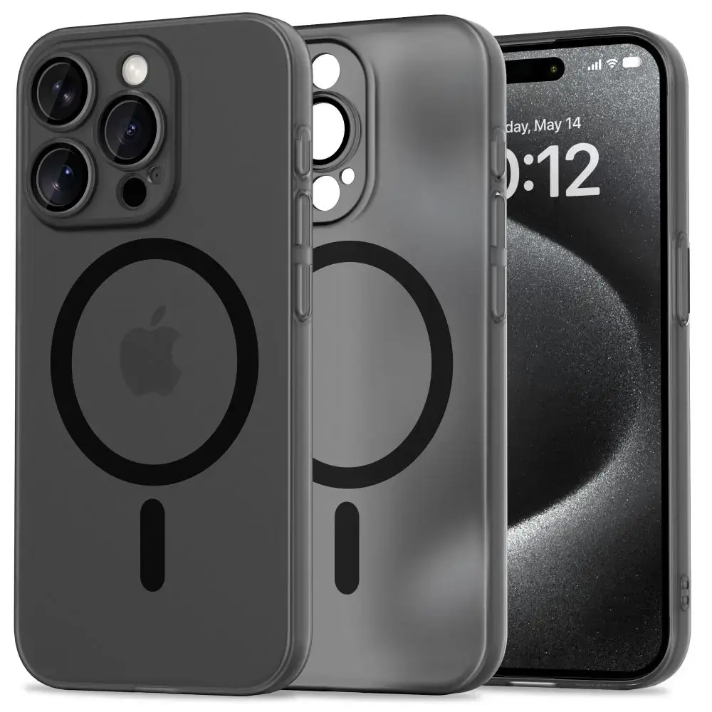 TECH-PROTECT MAGSLIM MAGSAFE IPHONE 15 PRO MATĒTS| MELNS