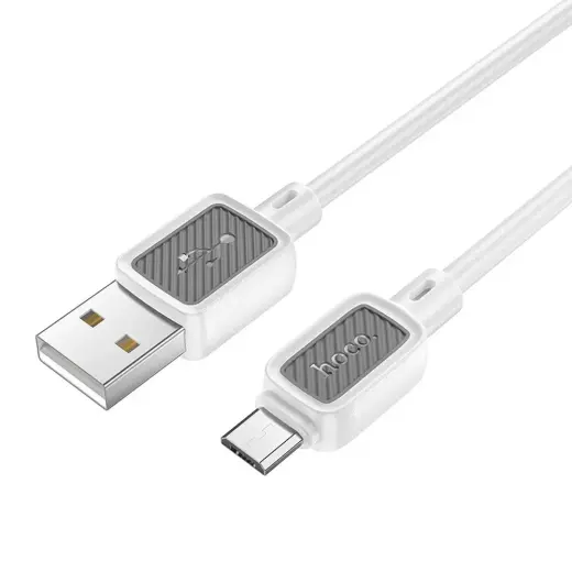 Hoco X108 andmeedastus- ja laadimiskaabel | USB-A kuni Micro USB | 12W | 1m | valge