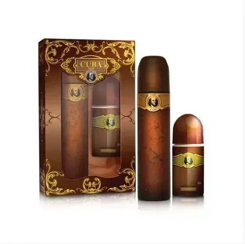 Set Cuba Gold Edt 100ml + Deodorant Roll-On 50ml