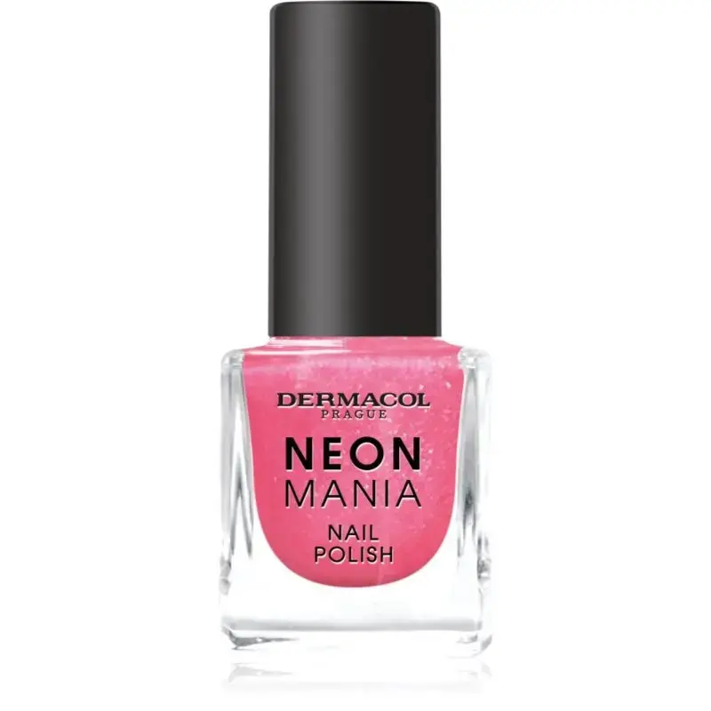 Dermacol Neon Mania Nail Polish Shade 5 Bubblegum Pink 5 Ml