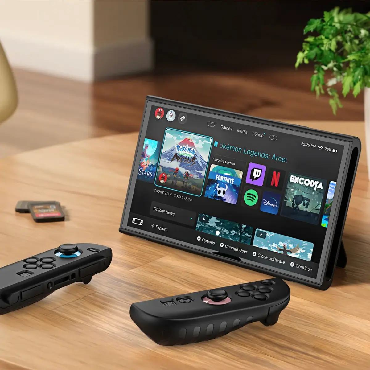 Dux Ducis aizsargvāciņš Nintendo Switch 2 - melns
