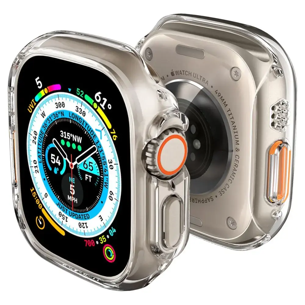 SPIGEN THIN FIT APPLE WATCH ULTRA 1 / 2 / 3 (49 MM) CRYSTAL CLEAR