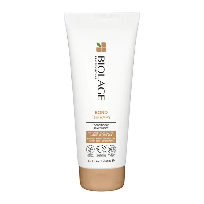 Biolage Bond Therapy Conditioner for Over-Processed Damaged Hair 200Ml in Clear