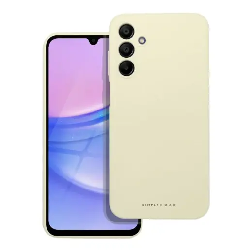 ROAR Cloud Skin maciņš telefonam Samsung Galaxy A15 4G (A155) | A15 5G (A156) dzeltens