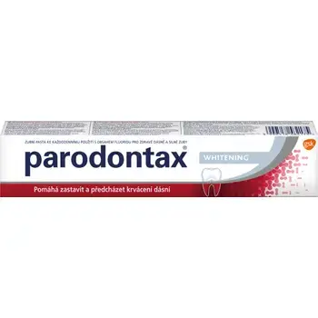 Parodontax Whitening Toohpaste For Bleeding Gums - Zubní pasta proti krvácení dásní s bělicím účinkem 75ml