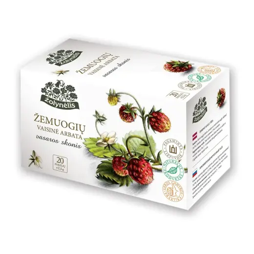 Tēja ŽOLYNĖLIS augļu tēja "Summer Taste"ar meža zemenēm, 50g (2,5g x 20gab)