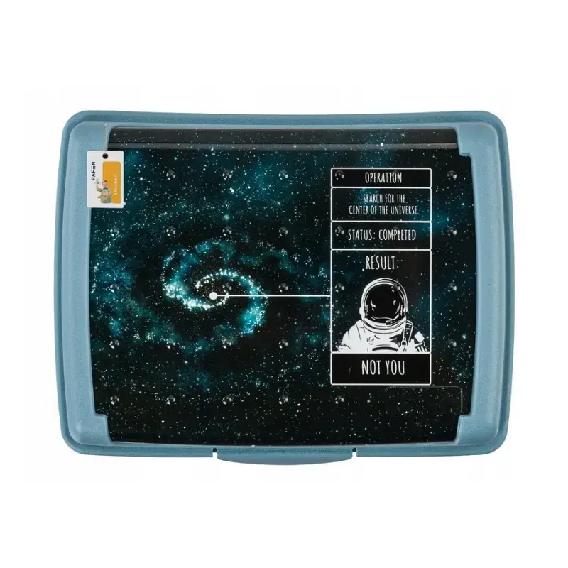 Pārtikas uzglabāšanas trauks deco-click-box midi 1L Carla "Cosmos” 17x13x7cm zils